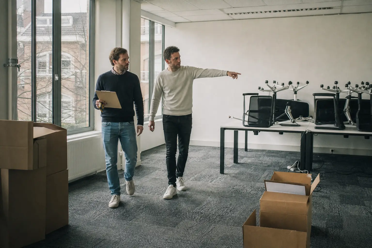 Huurcontract kantoor loopt af